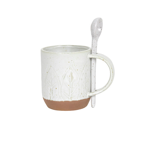 Dante Stone Two tone Mug & Spoon