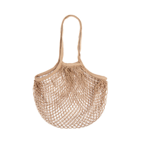 Cotton Mesh Shopping Bag - Natural