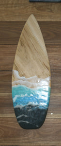 Large Surfboard- Ocean Blues