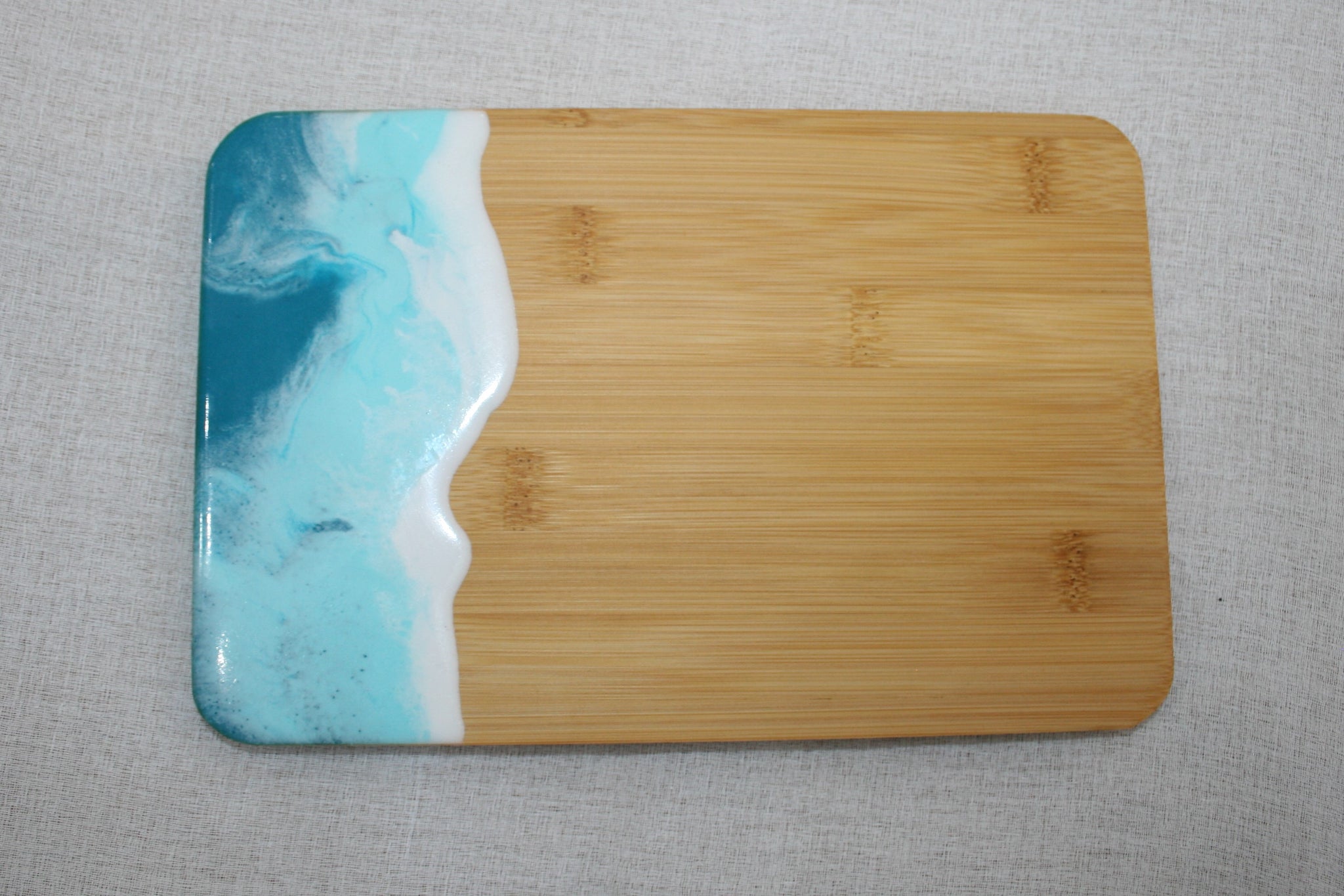 Small Resin Cheese Board - Teal
