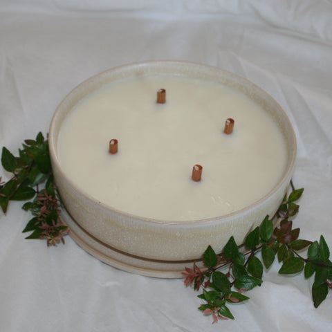 Pottery Bowl Candle