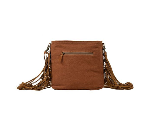 Sedona Star Fringed Leather Shoulder Bag