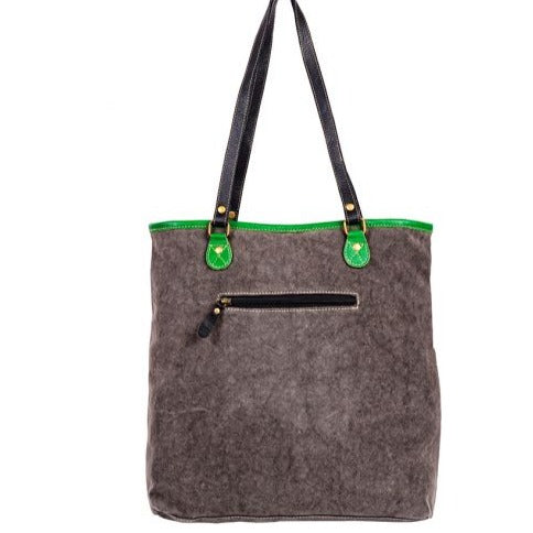 Marianna Leather and canvas bag