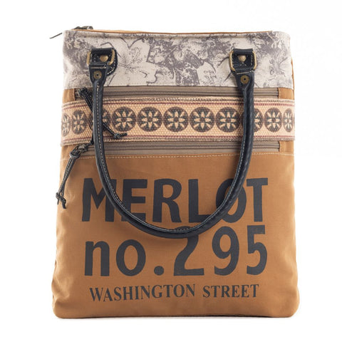 Merlot Vintage Tote Bag