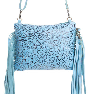 Fennington Sky Blue Leather Bag