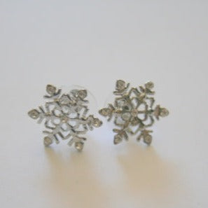 Snowflake Studs CZ - SE009- pack of 5