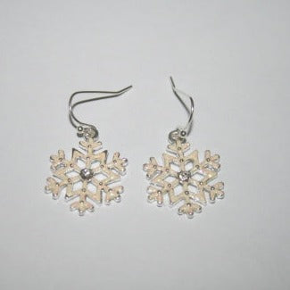 White Enamel earrings - pack of 7 - SE041