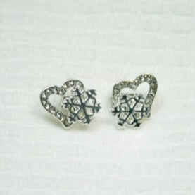 Heart Snowflake earrings - pack of 11 - SEY288