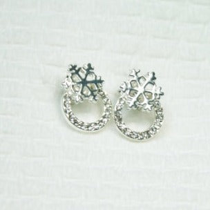 Circle Snowflake earrings - pack of 5 - SEY290